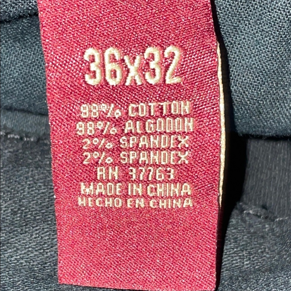 NWT Perry Ellis Slim Fit Black Men's Jeans.  36x32. - Picture 5 of 13